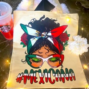 Mexicana Canvas Tote Bag